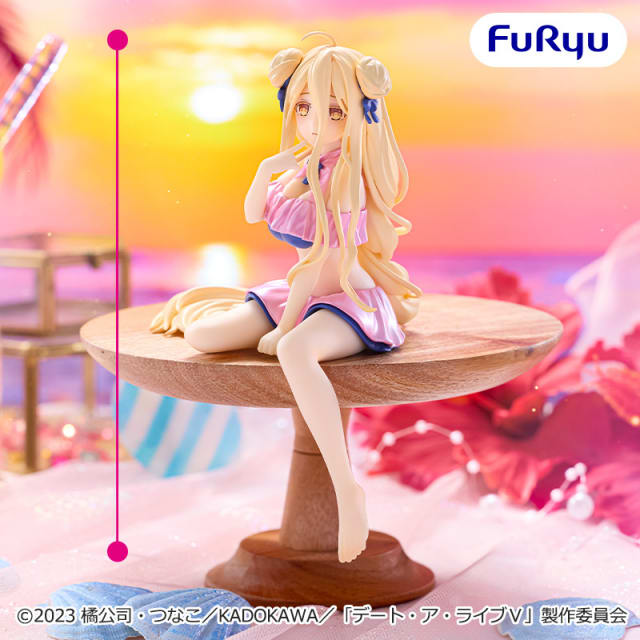 デート・ア・ライブV ぬーどるストッパーフィギュアー星宮六喰・水着 パステルピンクver.ーのプライズ画像
