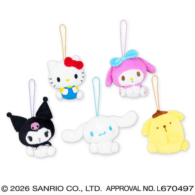 サンリオキャラクターズ おすわりミニミニマスコットのプライズ画像