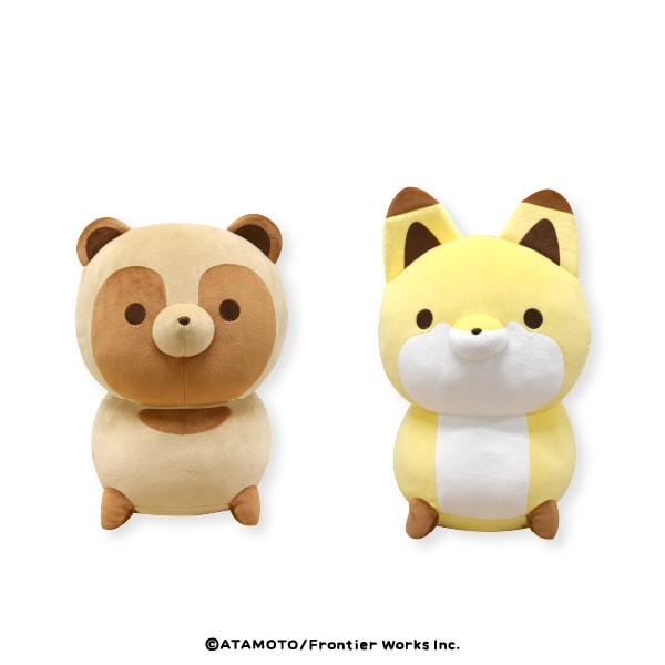 タヌキとキツネ ましゅもっちのプライズ画像