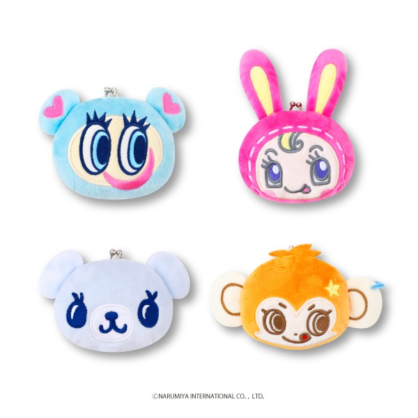 ナルミヤキャラクターズ フェイスがまぐちポーチのプライズ画像