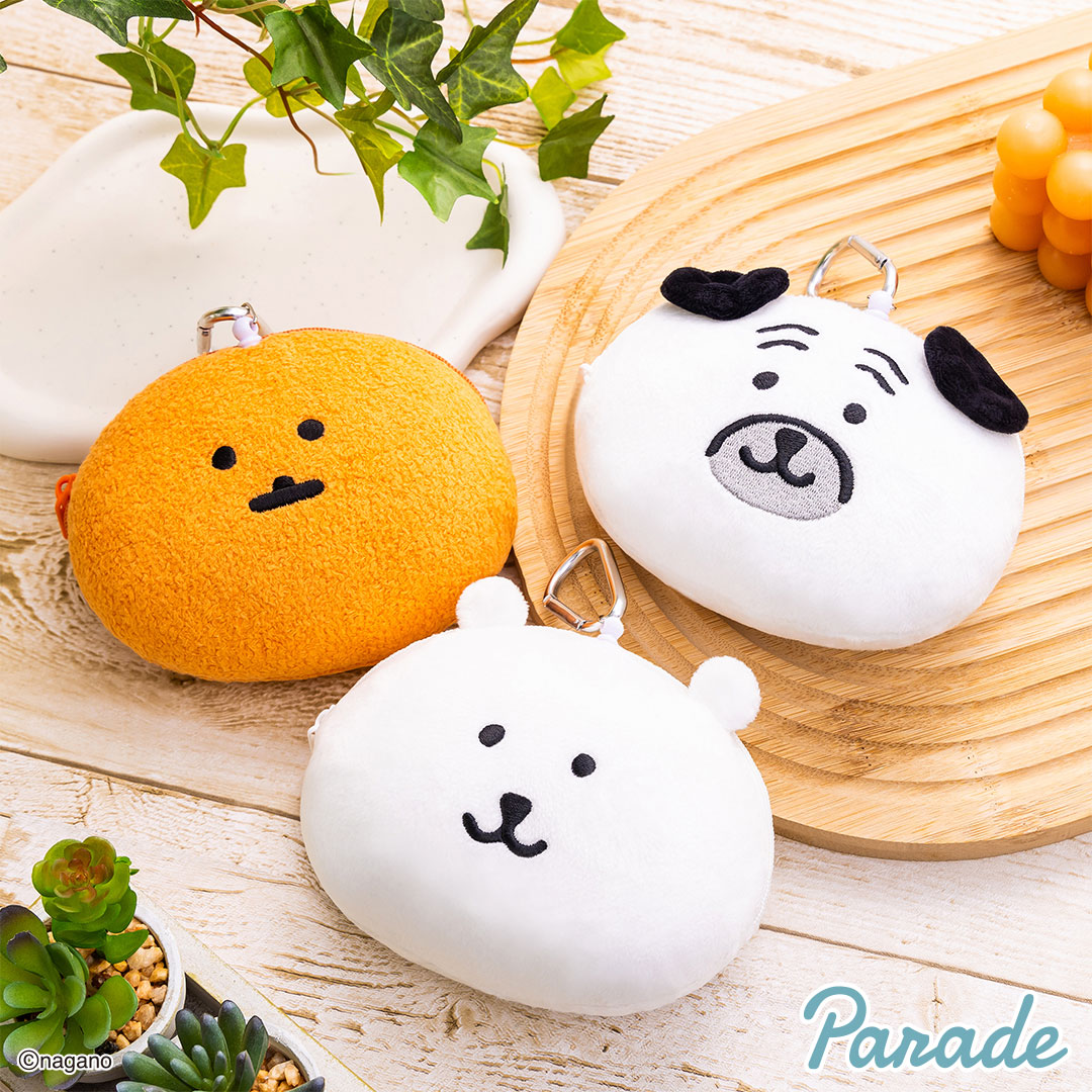 ナガノキャラクターズ ぬいぐるみパスケースポーチのプライズ画像