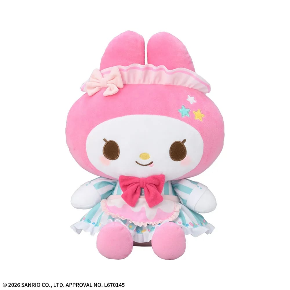 ゆるかわ サンリオキャラクターズ Lぬいぐるみ“マイメロディ” Pop’n Ice Standのプライズ画像