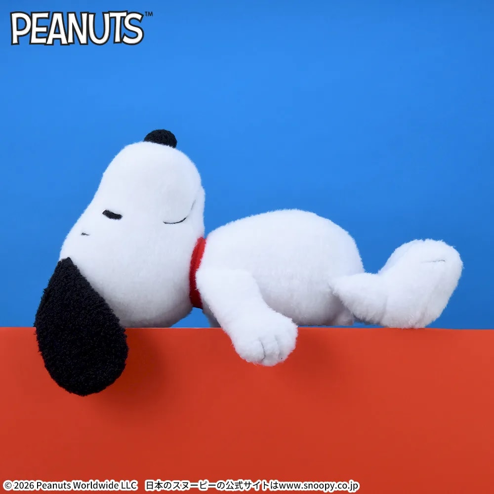SNOOPY™ Lぬいぐるみ あおむけのプライズ画像