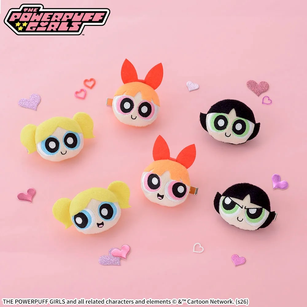 パワーパフ ガールズ マスコットヘアクリップのプライズ画像