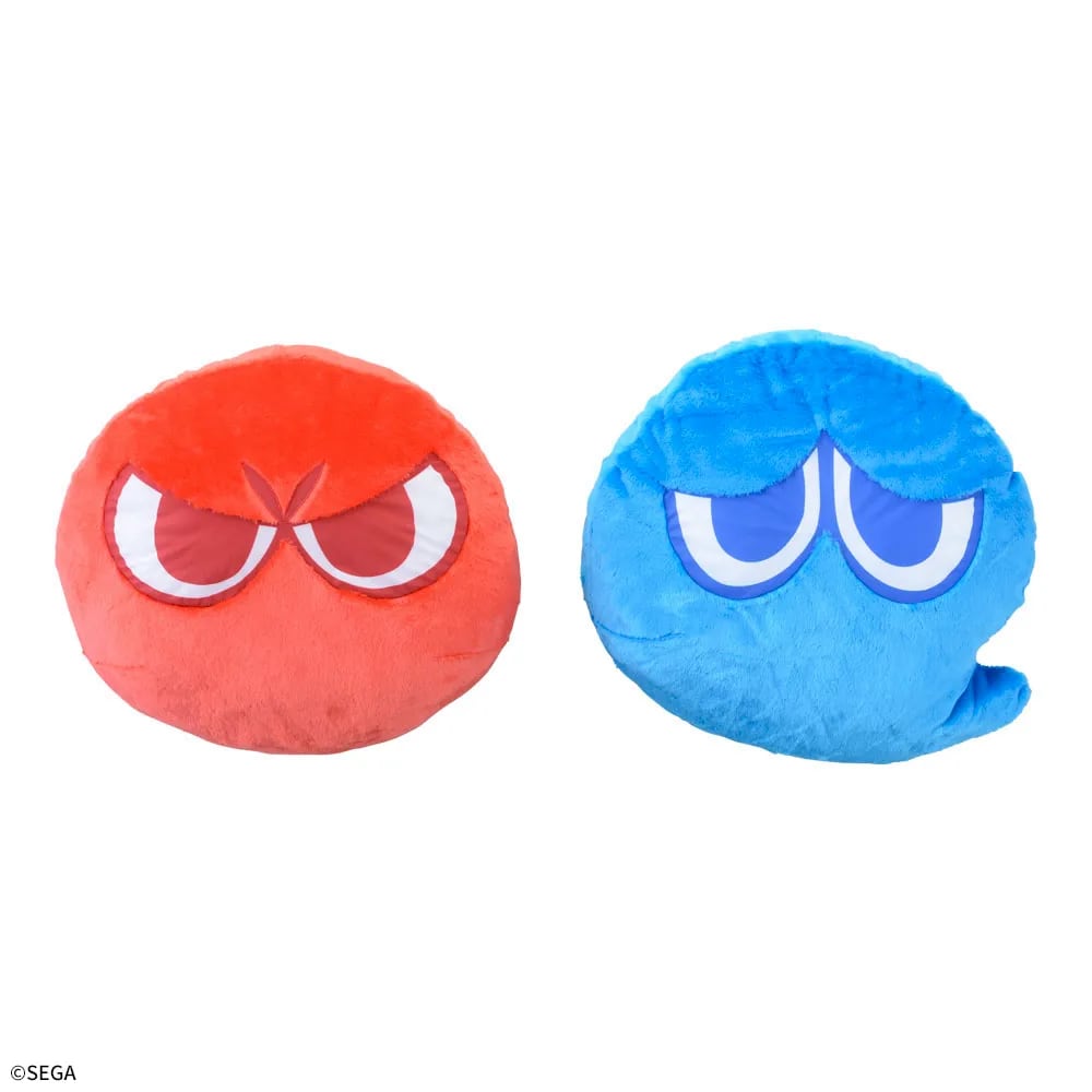 ぷよぷよ キングサイズぬいぐるみ“あかぷよ＆あおぷよ”のプライズ画像