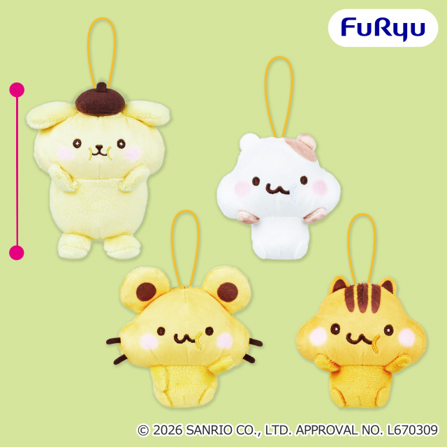 ポムポムプリン ちょこんともぐもぐマスコットのプライズ画像