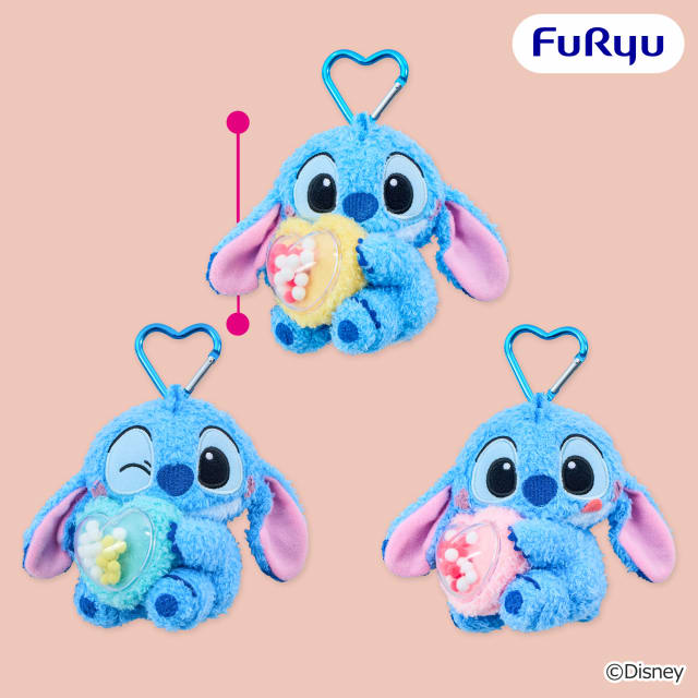 ディズニー スティッチ クリアポフィ ぬいぐるみのプライズ画像
