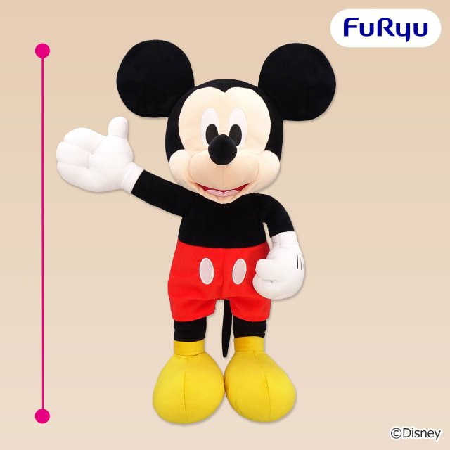 ミッキーマウス ポージング超BIGぬいぐるみのプライズ画像