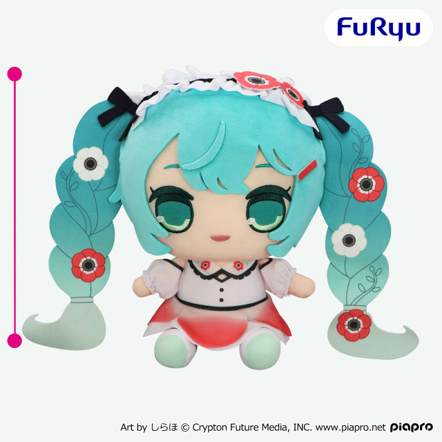 初音ミク きゅるまるBIGぬいぐるみーアネモネver.ーのプライズ画像
