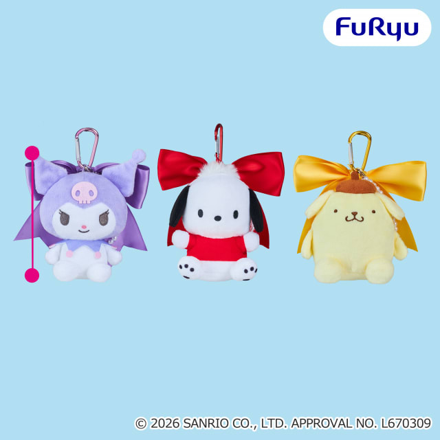 サンリオキャラクターズ リボン付パールチャームマスコットvol.1のプライズ画像