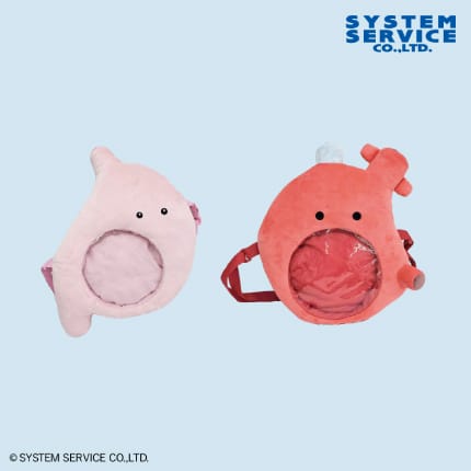 FANS にんげんのからだ ぬいぐるみショルダーバッグのプライズ画像
