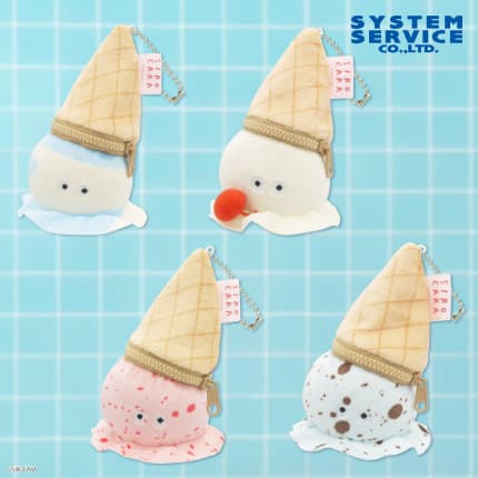 SIROCARA アイスクリームぬいぐるみポーチのプライズ画像
