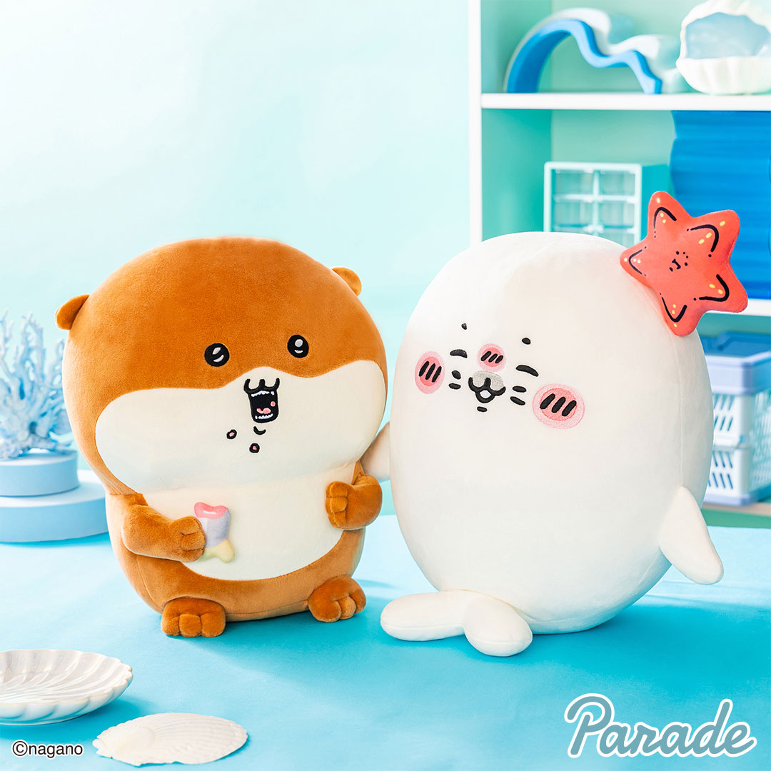 じいさんとアザラシ アザラシ＆カワウソBIGぬいぐるみのプライズ画像