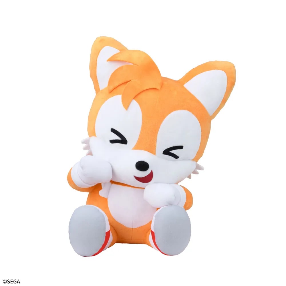 SONIC & FRIENDS ひょこぴょこ LLぬいぐるみ‐テイルス‐ ラウンドワン限定Ver.のプライズ画像