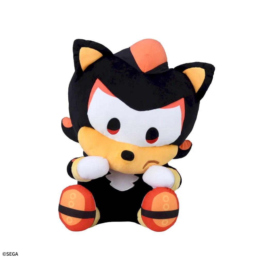 SONIC & FRIENDS ひょこぴょこ LLぬいぐるみ‐シャドウ‐ ラウンドワン限定Ver.のプライズ画像