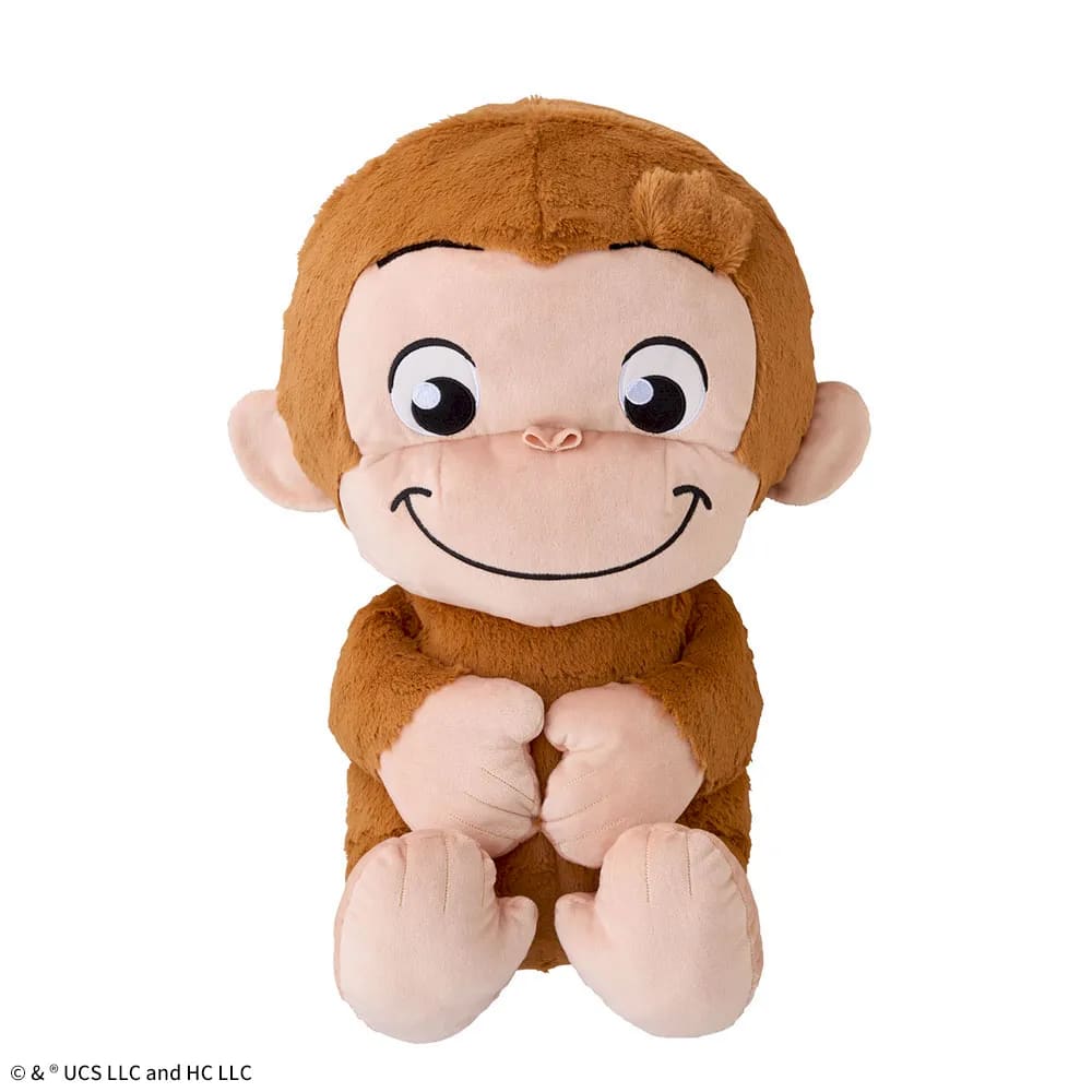 おさるのジョージ ぽってりグランデぬいぐるみ おすわりのプライズ画像