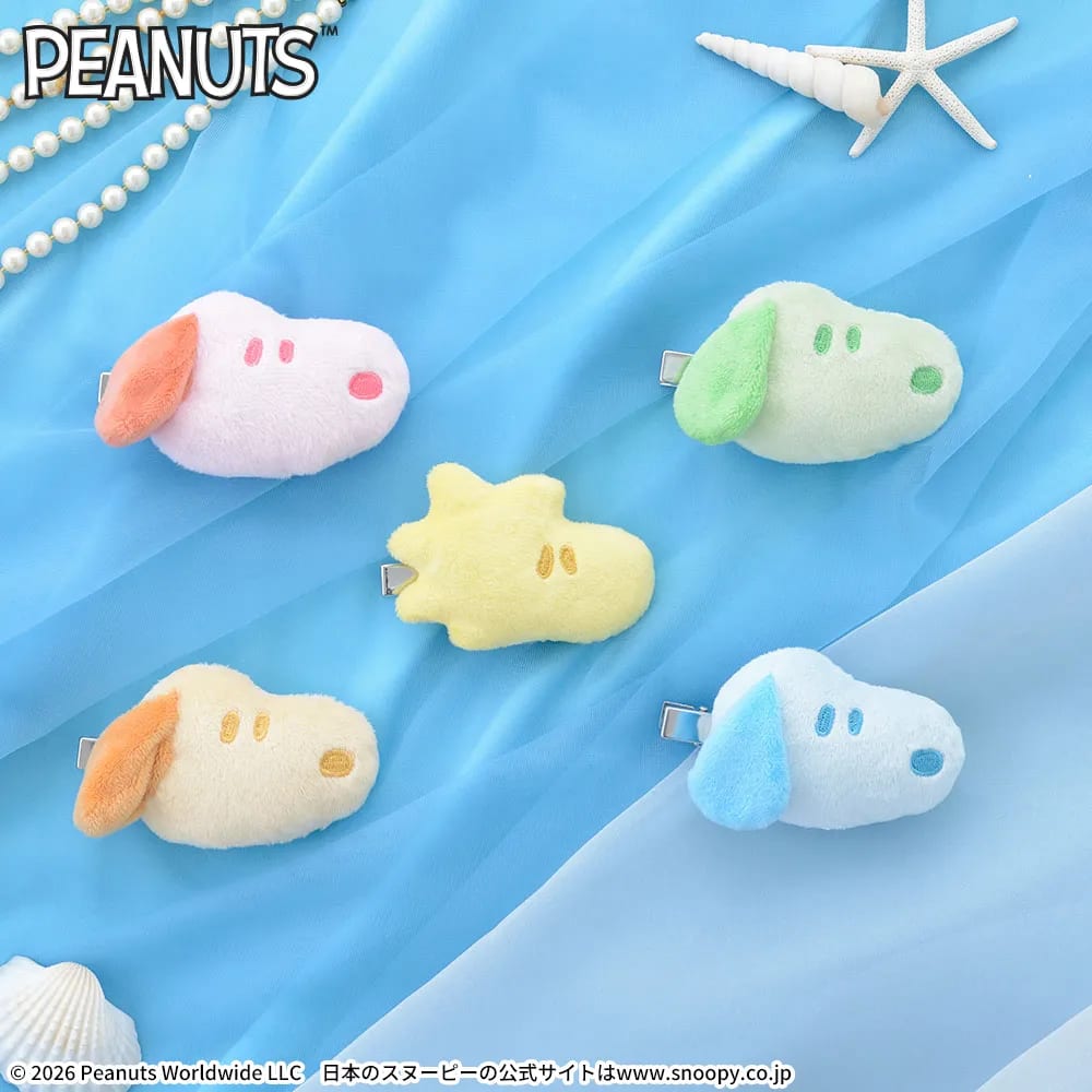 SNOOPY™ マスコットヘアクリップ シャーベットカラーVer.のプライズ画像