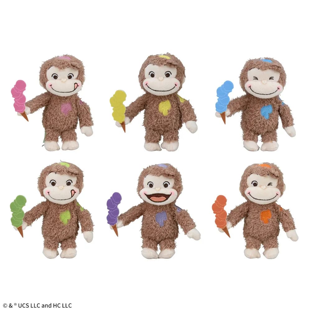 おさるのジョージ マスコット アイスクリームのプライズ画像