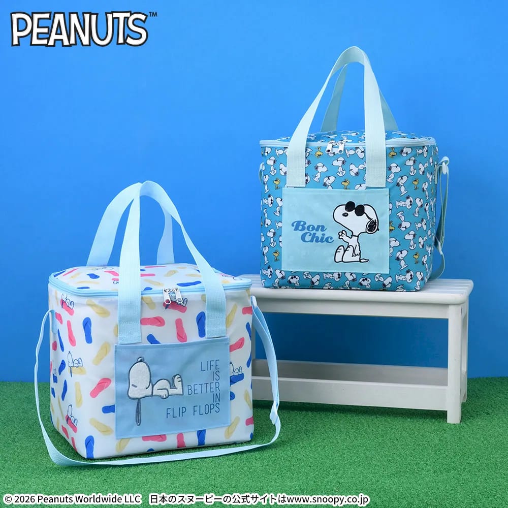 SNOOPY™ プラチナムザッカアップリケクーラーバッグのプライズ画像