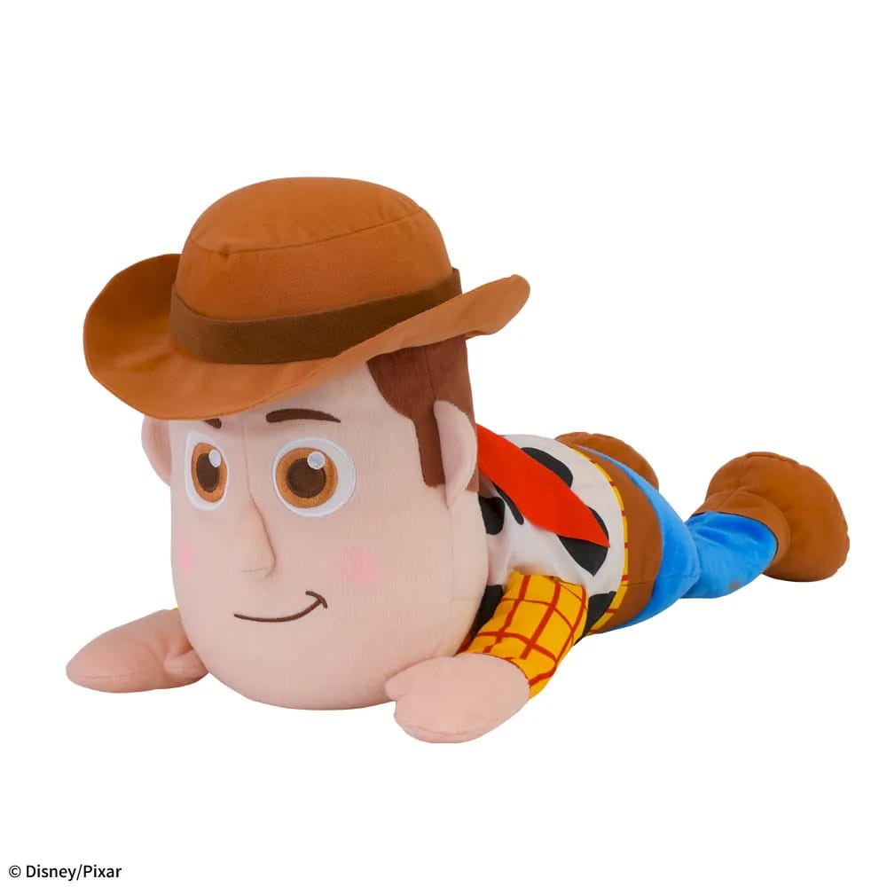 ウッディ 赤いほっぺ 寝そべり スーパーラージぬいぐるみのプライズ画像