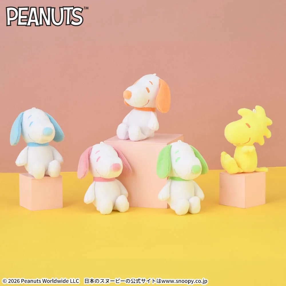 SNOOPY™ マスコット シャーベットカラーVer.のプライズ画像
