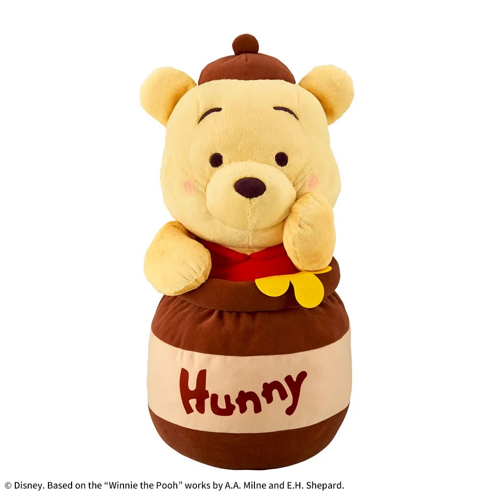 くまのプーさん 赤いほっぺ グランデぬいぐるみ ハニーポットVer.のプライズ画像