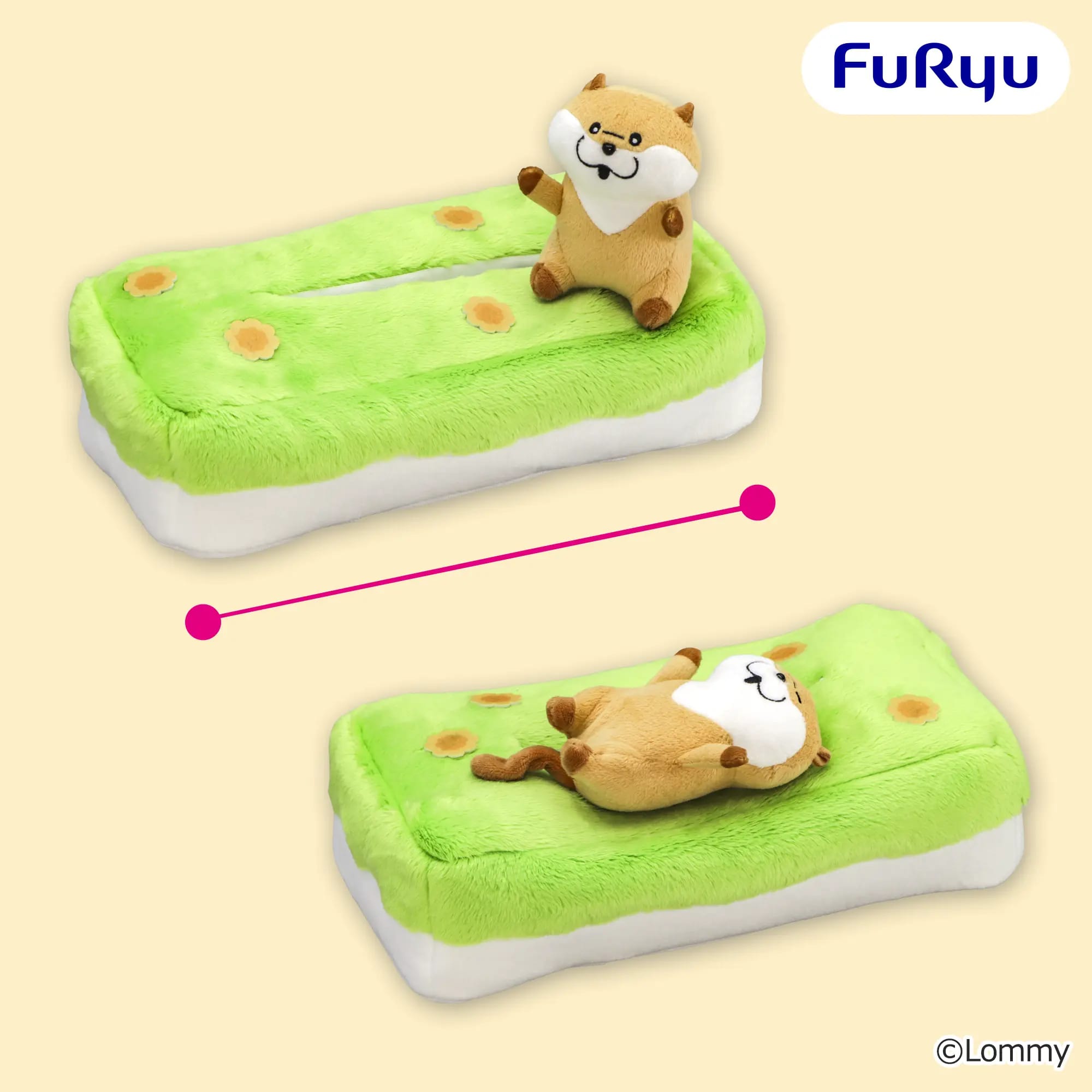 可愛い嘘のカワウソ ティッシュボックスカバーのプライズ画像