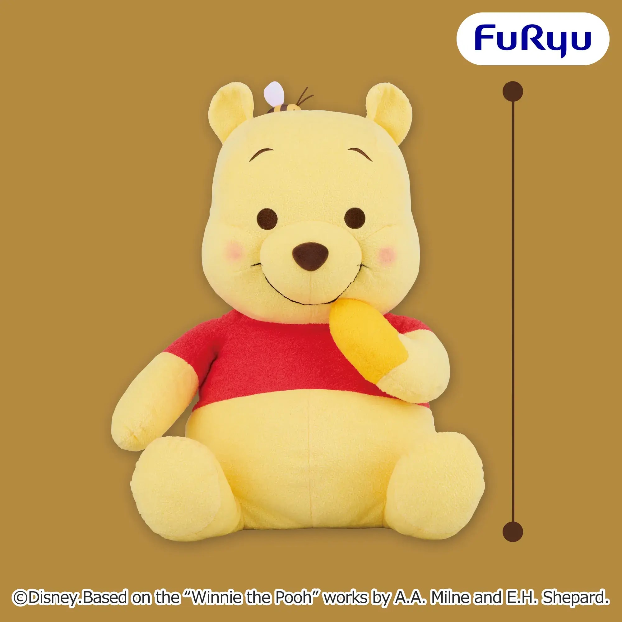 くまのプーさん FukuFuku 超超BIGぬいぐるみ～はちみつの日～のプライズ画像