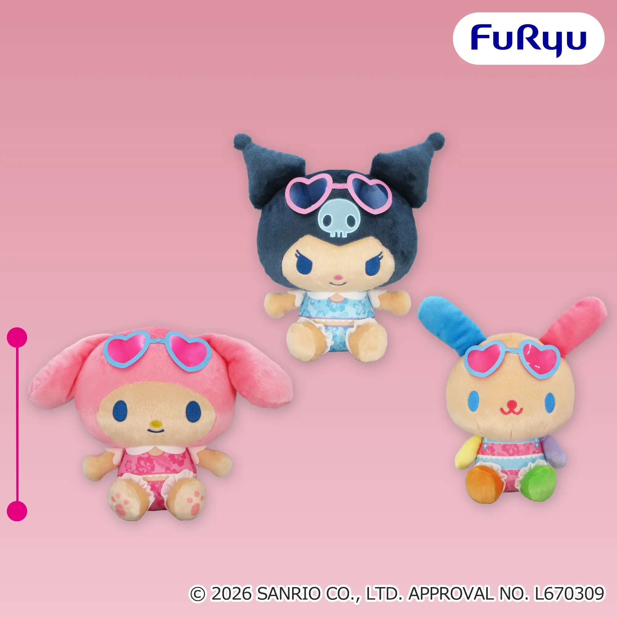サンリオキャラクターズ こんがり日焼けBIGぬいぐるみvol.2のプライズ画像