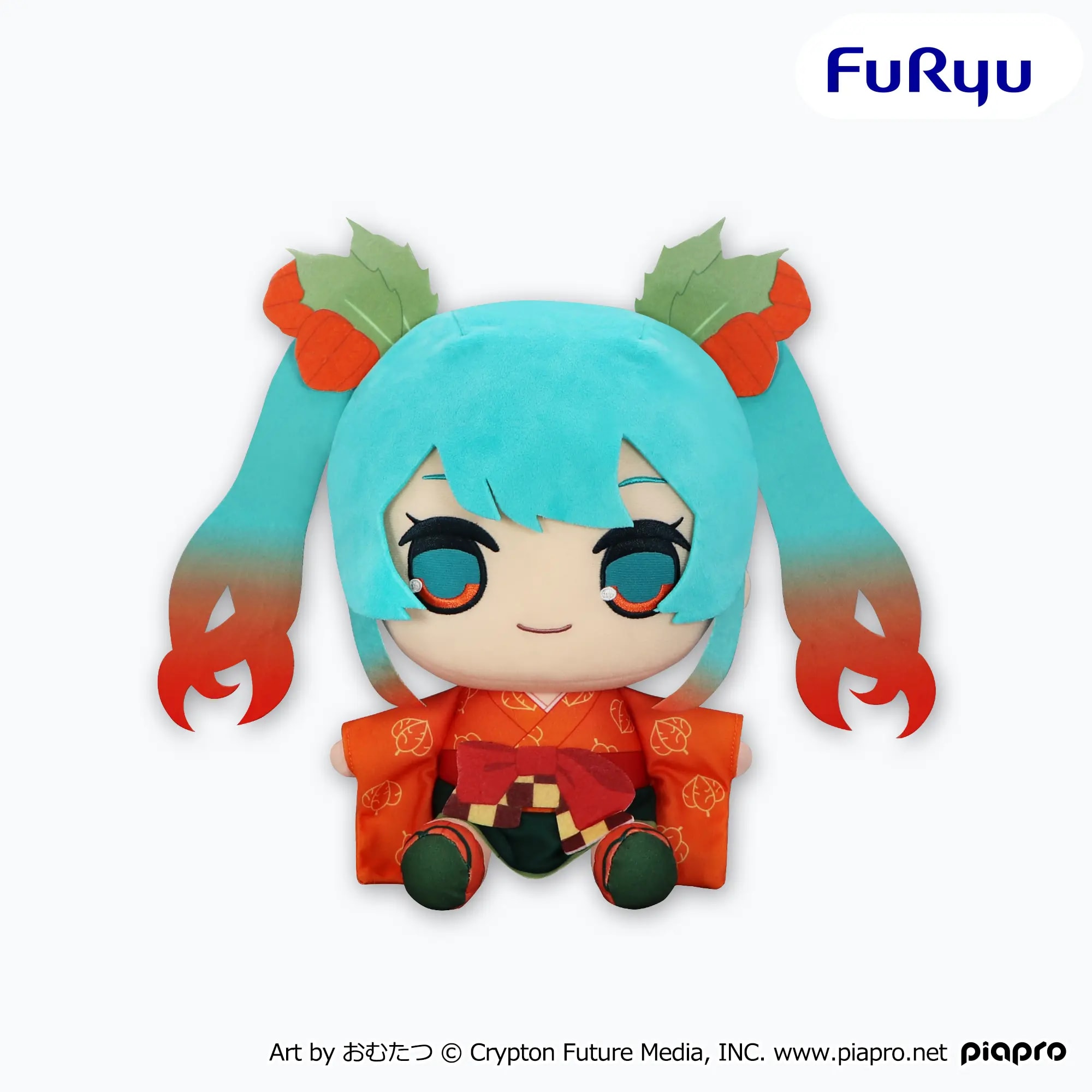 初音ミク きゅるまるBIGぬいぐるみーほおずきver.ーのプライズ画像