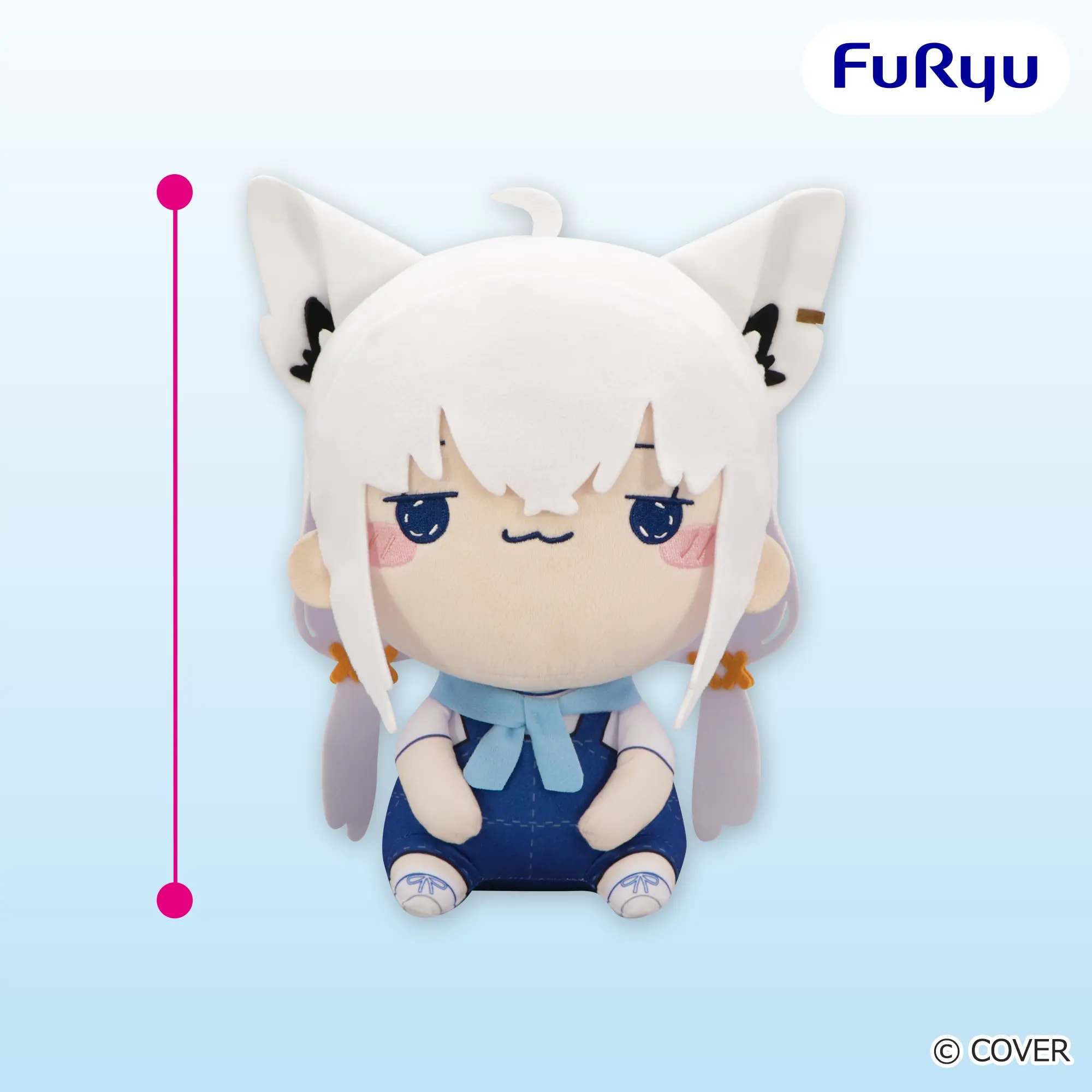 ホロライブプロダクション もちぴこBIGぬいぐるみー白上フブキーのプライズ画像