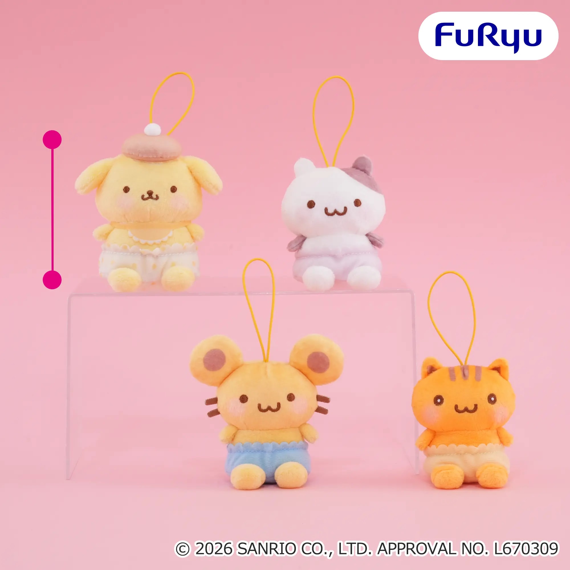 ポムポムプリン ベビーエンジェルマスコットのプライズ画像