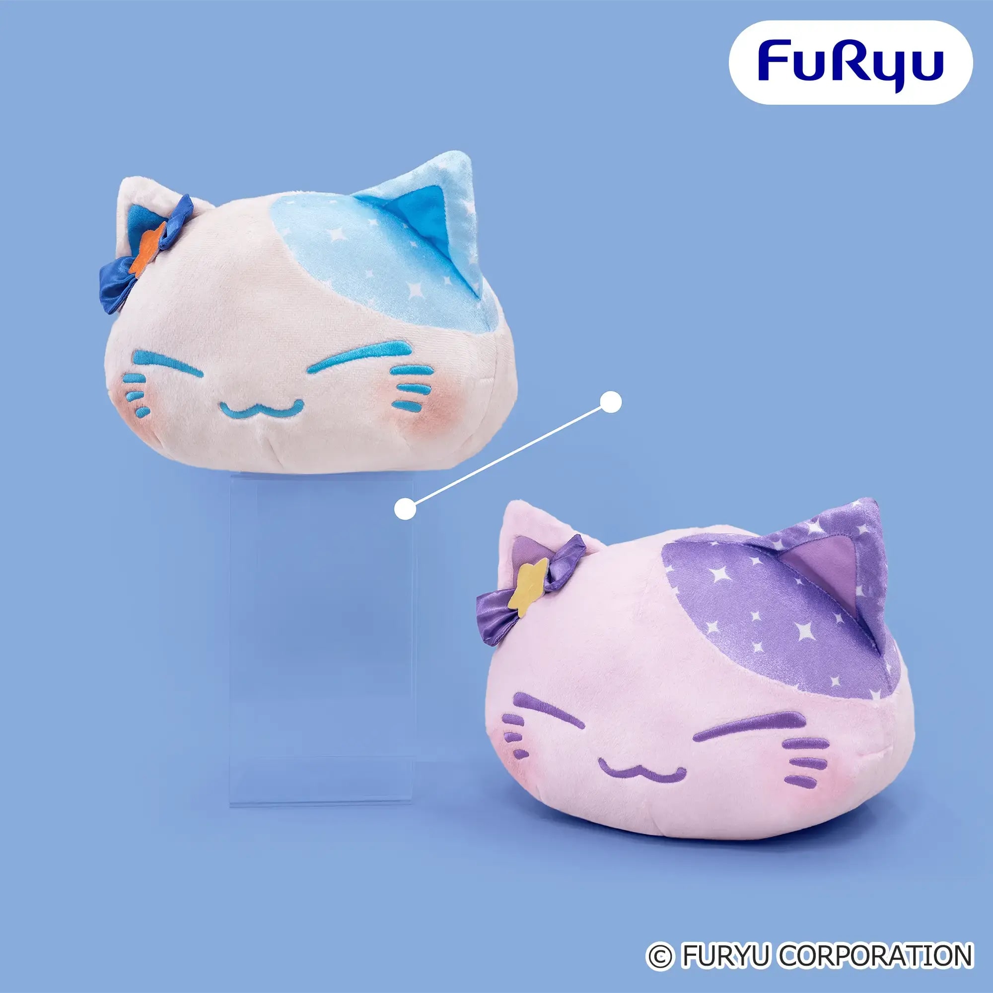 ねむネコ キラキラお星さまBIGぬいぐるみのプライズ画像