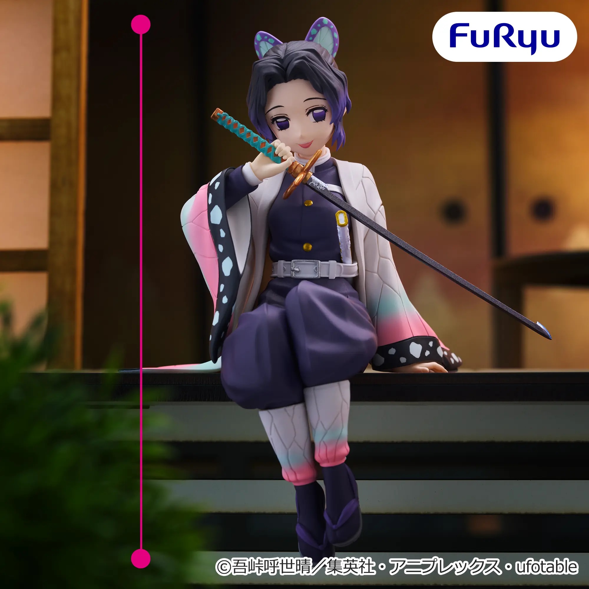 アニメ「鬼滅の刃」 ぬーどるストッパーフィギュアー胡蝶しのぶーのプライズ画像