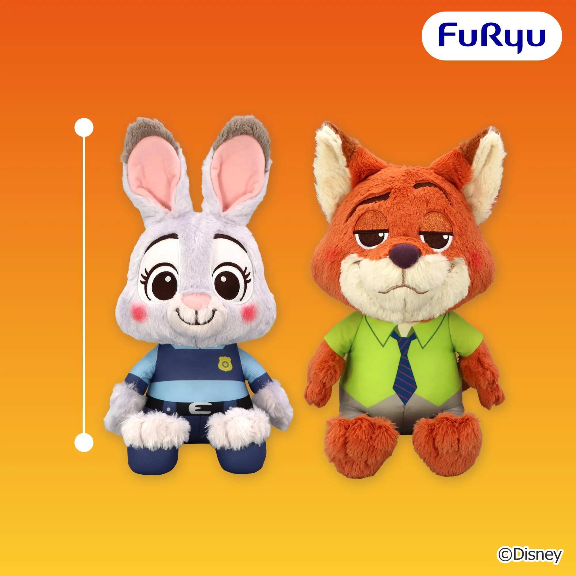 ズートピア FukuFuku BIGぬいぐるみのプライズ画像