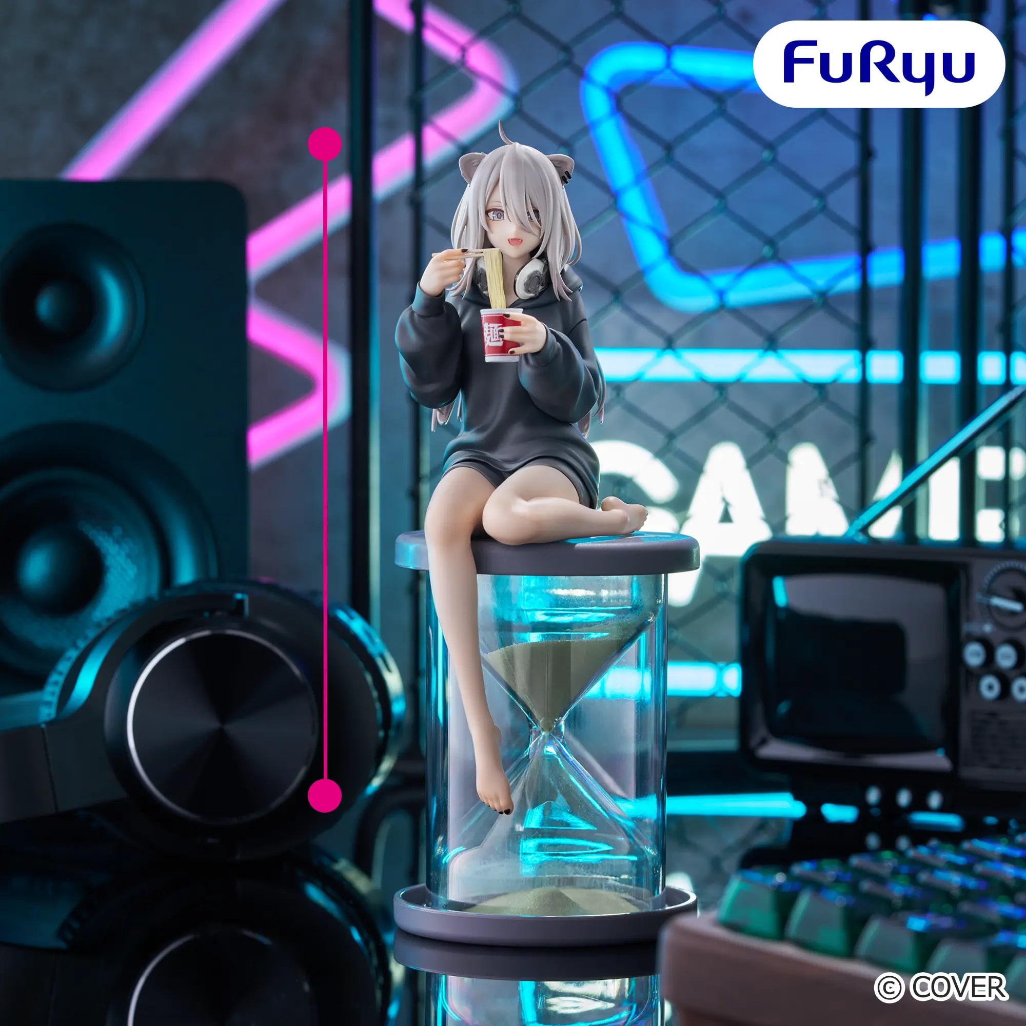 ホロライブプロダクション ぬーどるストッパーフィギュアプラス―獅白ぼたん―のプライズ画像