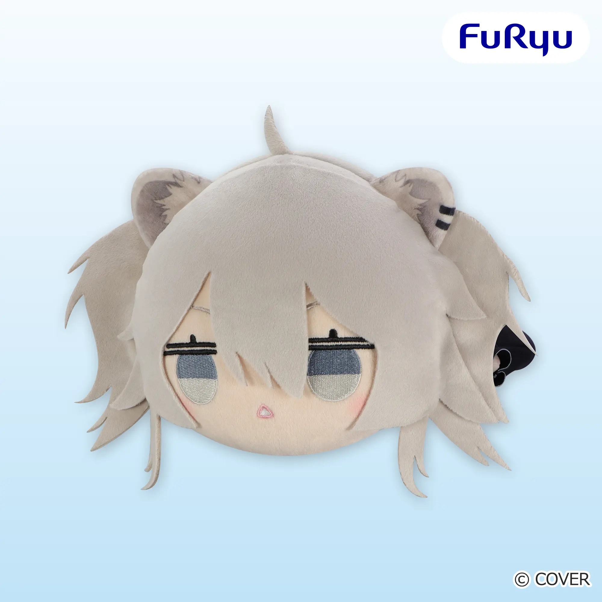 ホロライブプロダクション 寝そべりぬいぐるみー獅白ぼたんーのプライズ画像