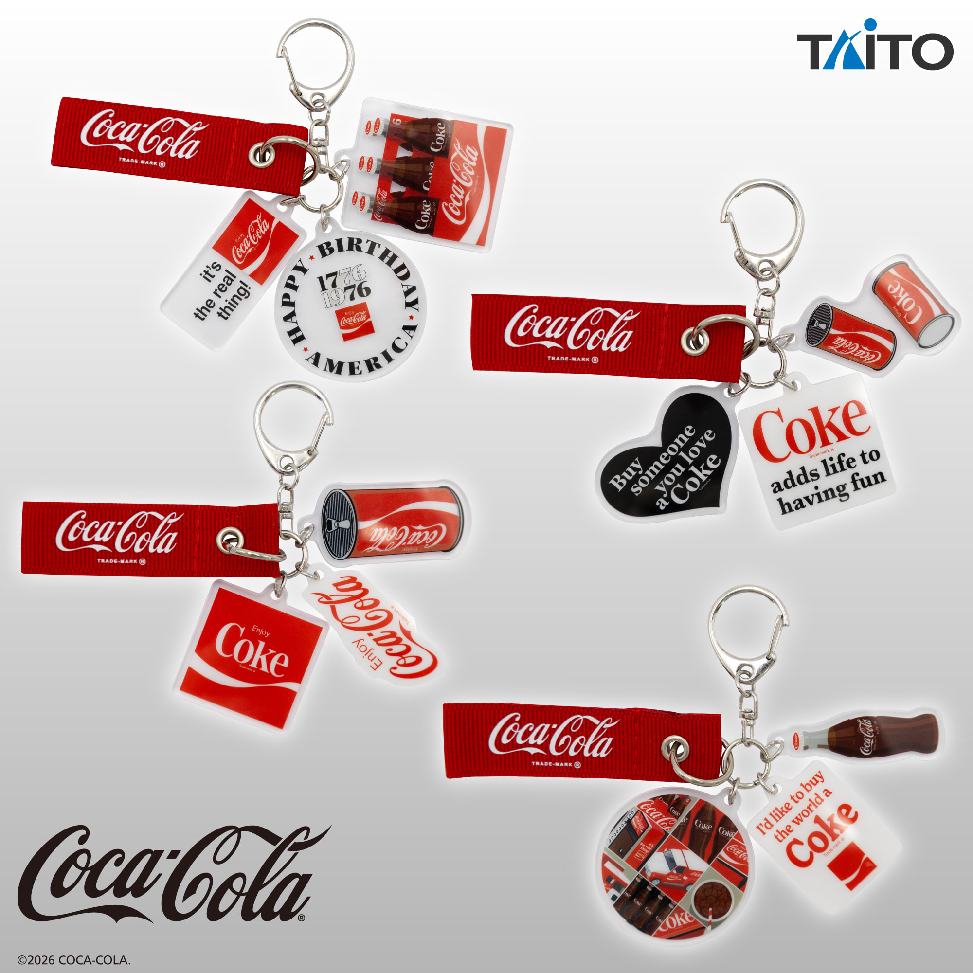 Coca-Cola アクリルチャームのプライズ画像