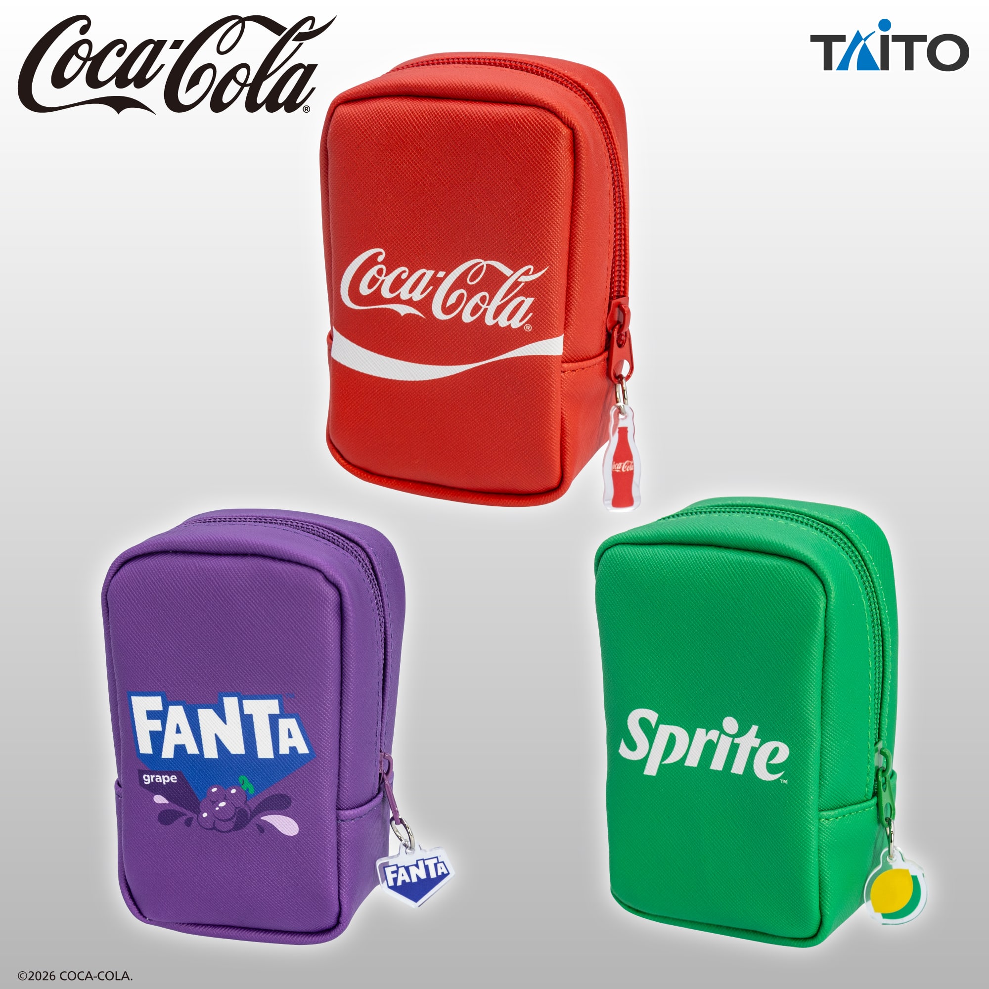 Coca-Cola レザー風ポーチのプライズ画像