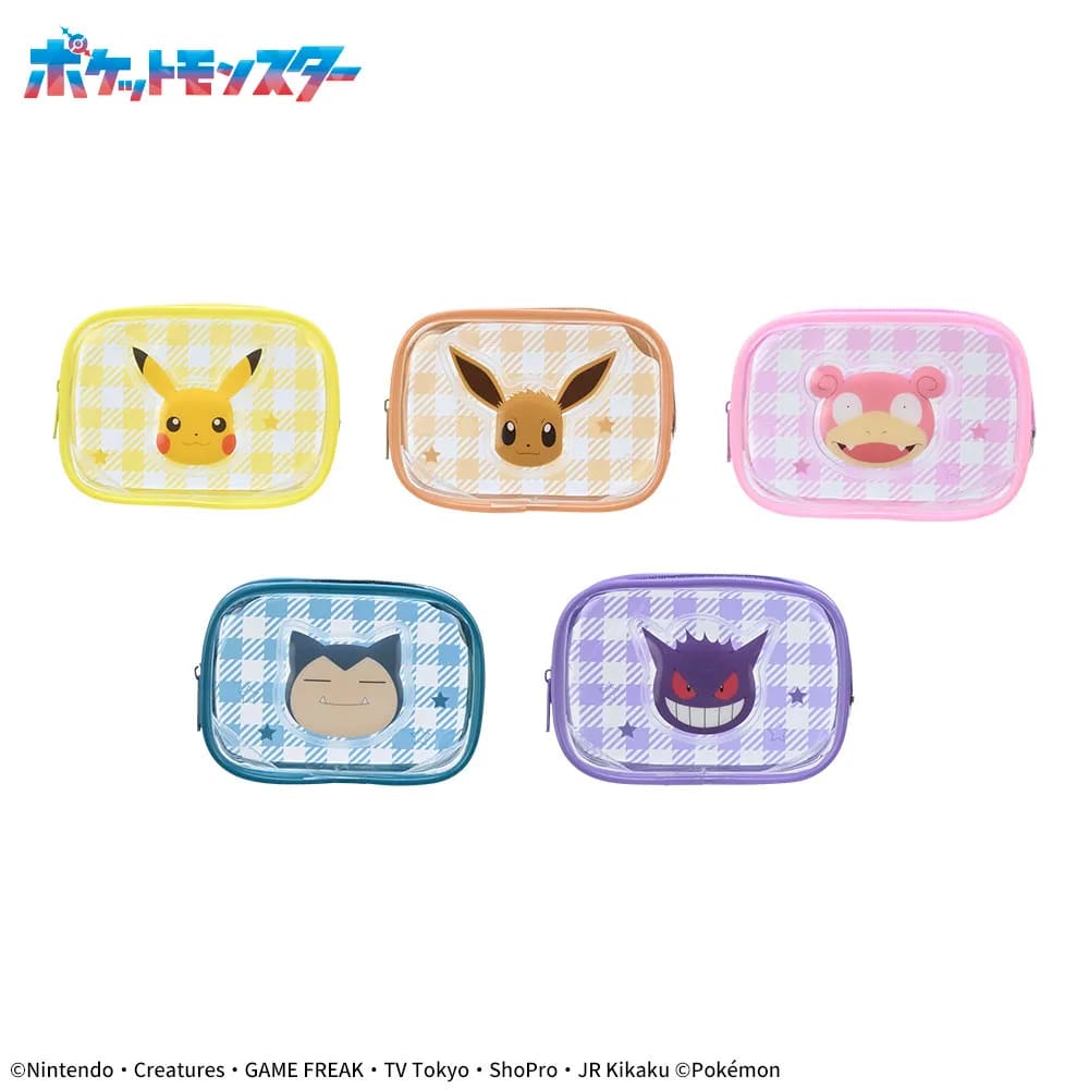 ポケットモンスター ぷくぷくクリアミニポーチのプライズ画像