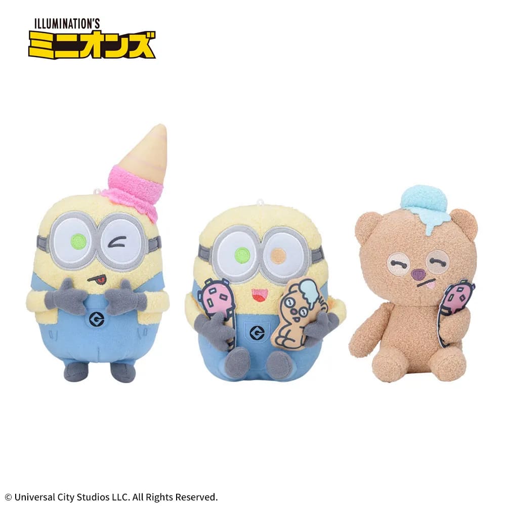 ミニオン ぬいぐるみ‐ボブ&ティム‐ アイスクリームのプライズ画像
