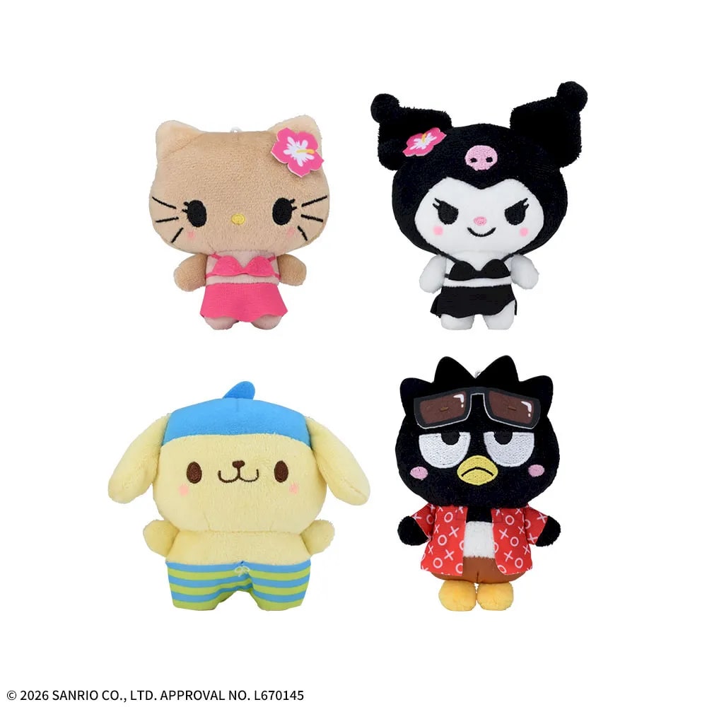 ゆるかわ サンリオキャラクターズ マスコット 水着Ver.のプライズ画像