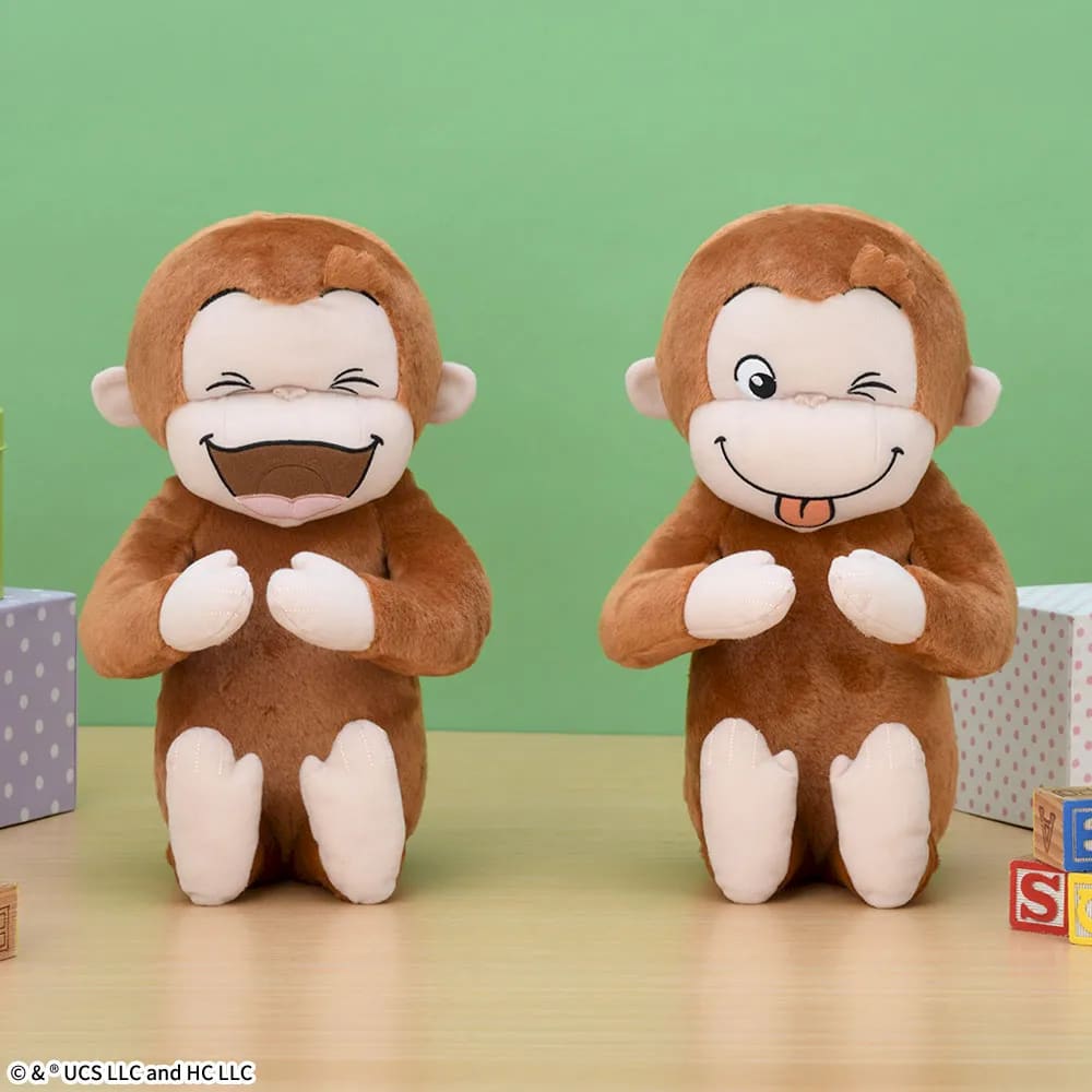 おさるのジョージ Lぬいぐるみ いろいろポーズVer.2のプライズ画像