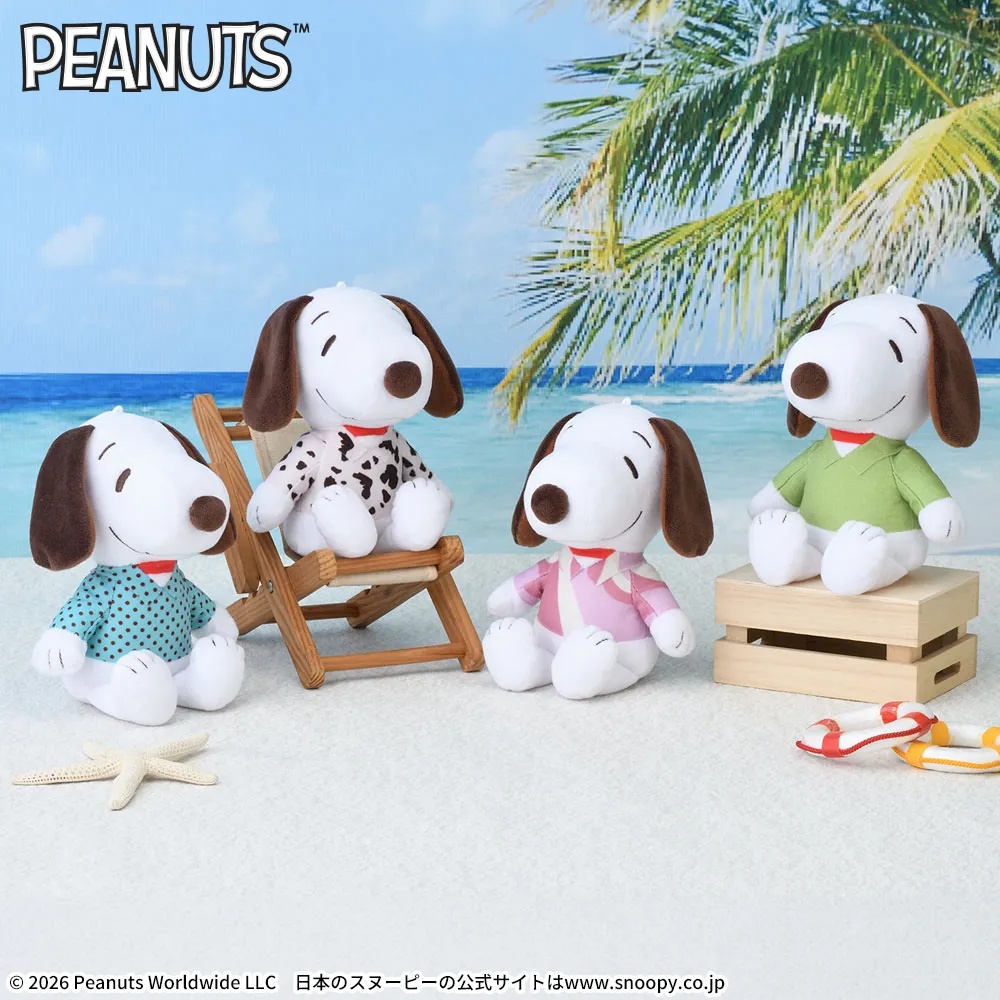SNOOPY™ ぬいぐるみ アイスフレーバーシャツのプライズ画像
