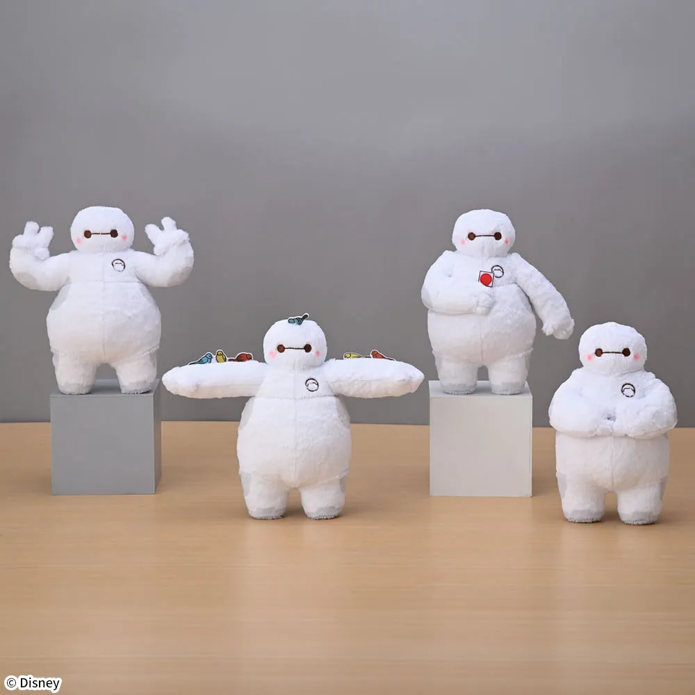 ベイマックス 赤いほっぺ ぬいぐるみ いろいろポーズのプライズ画像