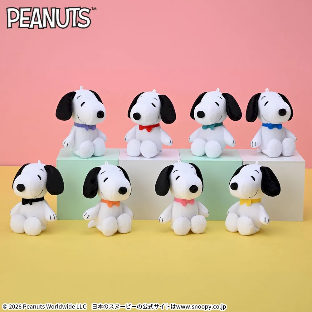 SNOOPY™ ファンカラ マスコット ～蝶ネクタイ～のプライズ画像