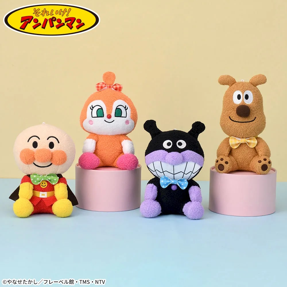 それいけ！アンパンマン ころふわ リボンぬいぐるみVer.2のプライズ画像