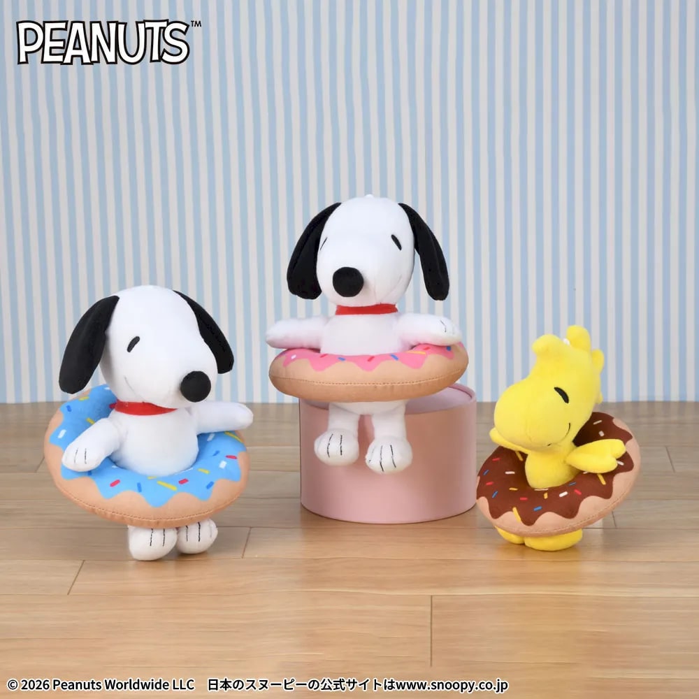 SNOOPY™ ぬいぐるみ カラフルドーナツのプライズ画像