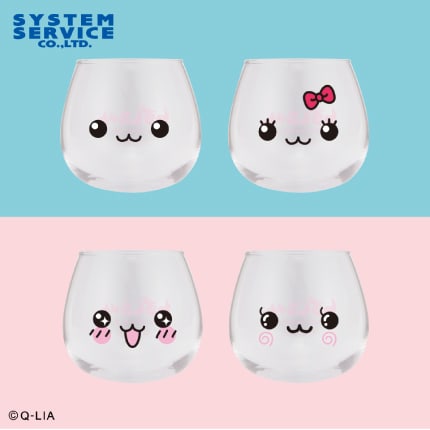 しずくちゃん ゆらゆらペアグラスのプライズ画像