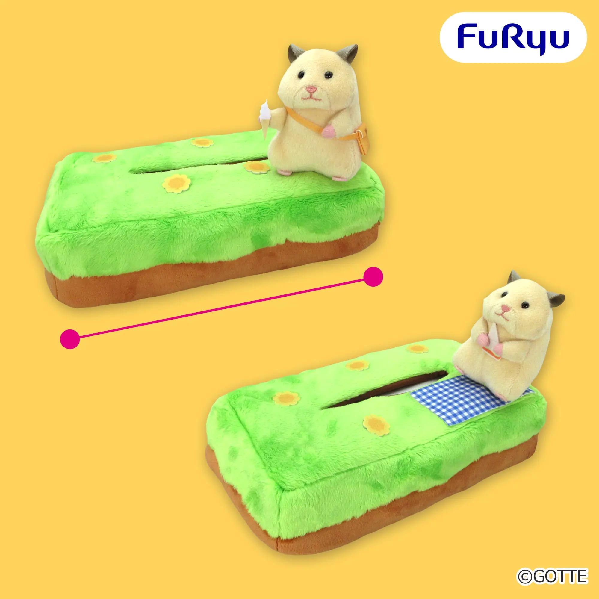 助六の日常 ティッシュボックスカバーのプライズ画像